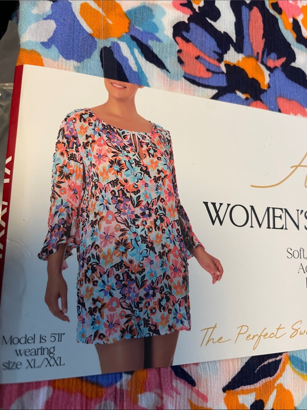 Floral Women’s Swim Cover-up XL